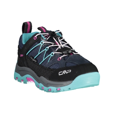 CMP Buty trekkingowe Rigel Low WP (Trekking, wodoodporne) niebieski/aquablau dziecięce